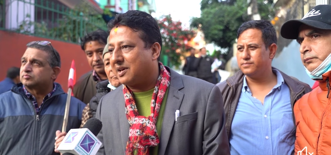 क्षेत्रको समग्र विकास र शुसानका लागी मत दिनुहोस : भैरब सापकोटा