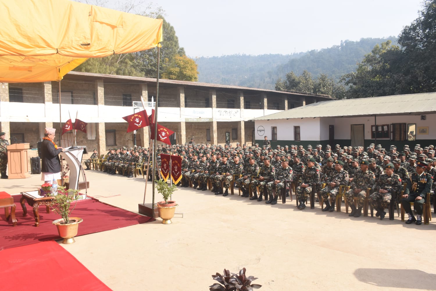 नेपाली सेना राष्ट्रिय सुरक्षाको प्रमुख पहरेदार ः उपप्रधानमन्त्री खड्का