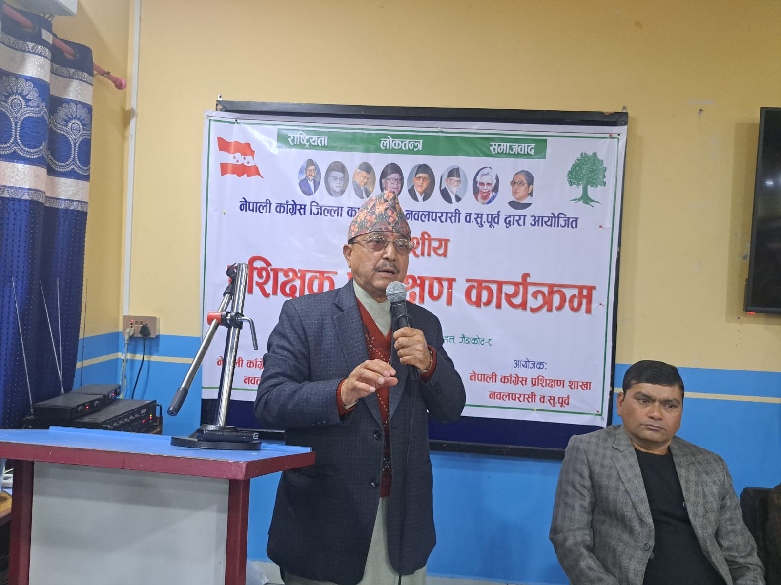 मुलुक कांंग्रेसकै नीतिअनुसार चलेको छ : उपसभापति खड्का