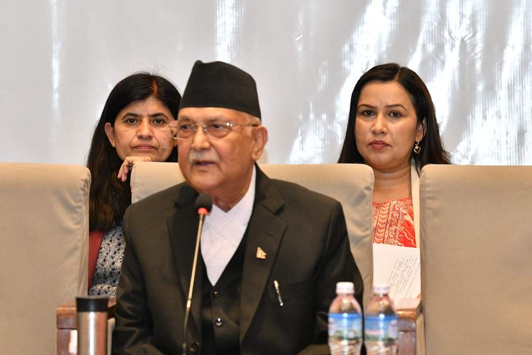 काठमाडौंमा एमाले संसदिय दलको बैठक (तस्वीरहरु)