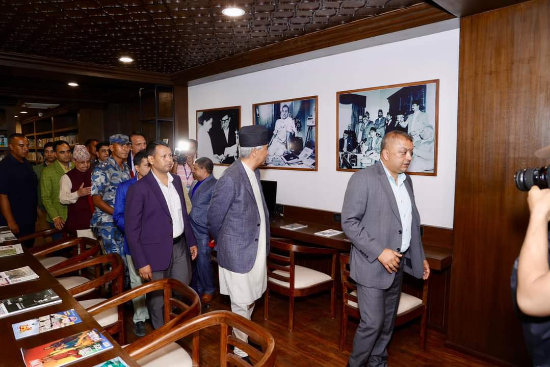 कांग्रेस केन्द्रीय कार्यालयमा पुस्तकालय स्थापना (तस्वीरहरु)