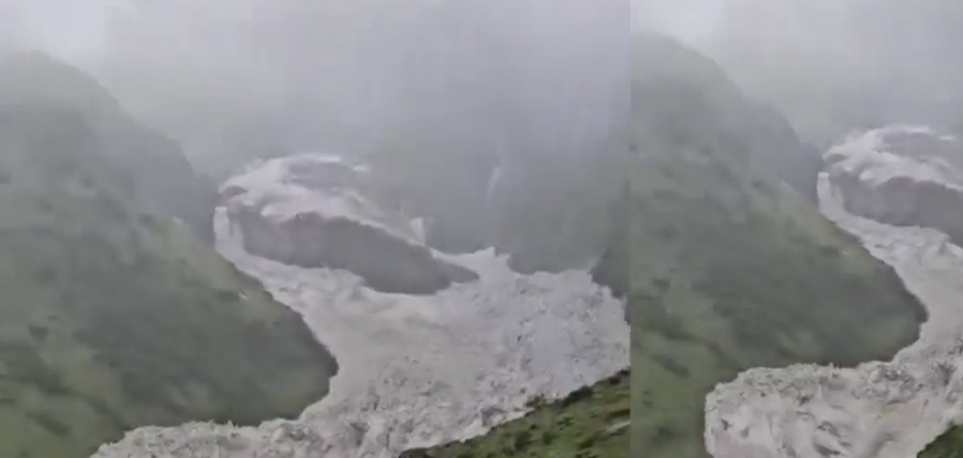 मुस्ताङमा हिमपहिरोले खोला थुनियो, तल्लोतटिय क्षेत्र जोखिममा