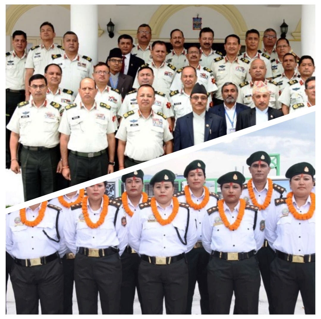 राष्ट्रिय सेना र काठमाडौं महानगर प्रहरीको पोसाक मिल्दोजुल्दो !