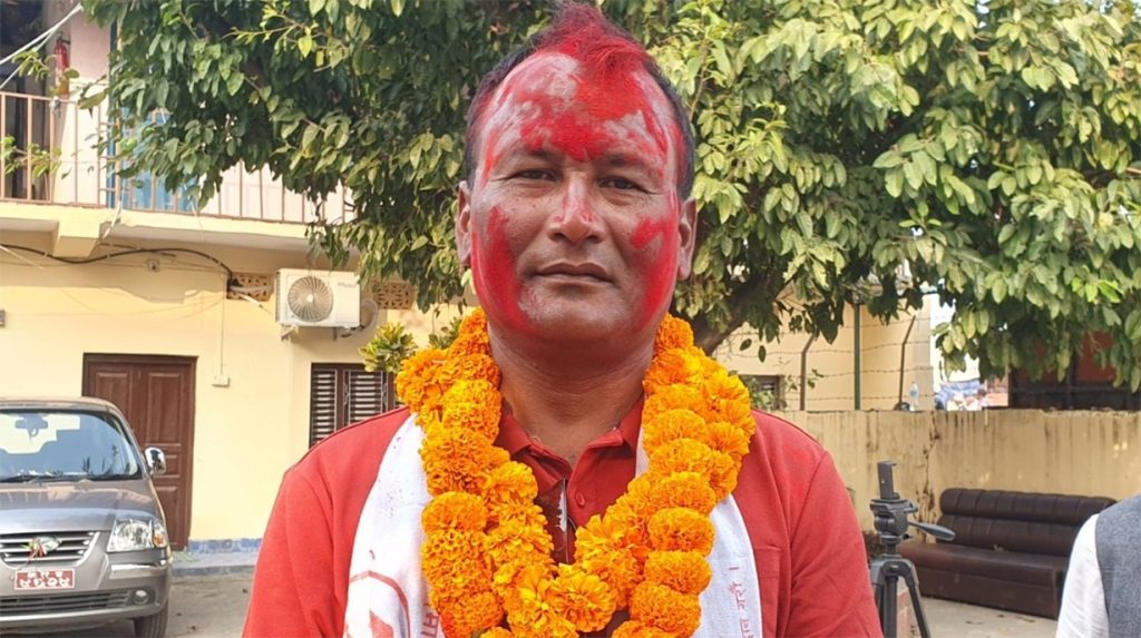 मोरङको ग्रामथान गाउँपालिकाको अध्यक्षमा माओवादीका नमोनारायण माझी विजयी