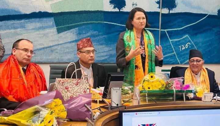 बेलायतको संसद भवन वेस्टमिनिस्टर भित्र शेखर कोइरालाको सम्बोधन 
