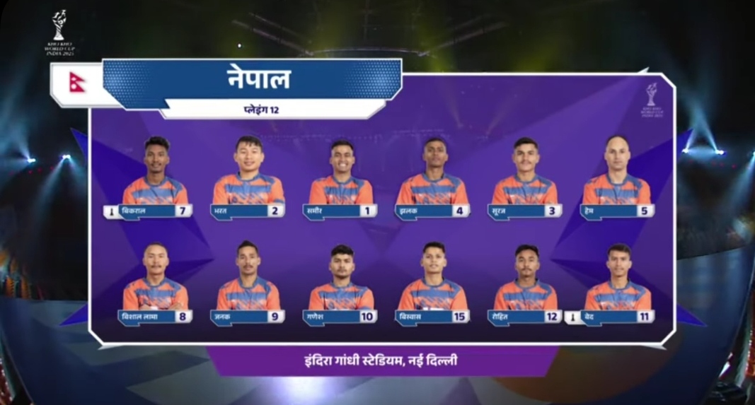 खो खो विश्वकप : महिला र पुरुष दुवै टोली उप विजेतामा सिमित