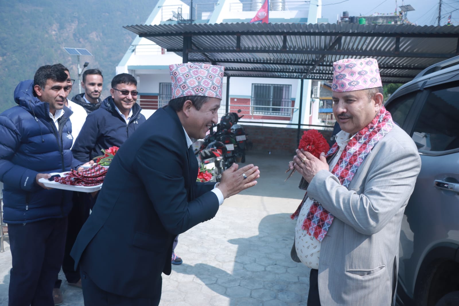 मन्त्री खड्‌काद्वारा विभिन्न जिल्लाको निरिक्षण भ्रमण