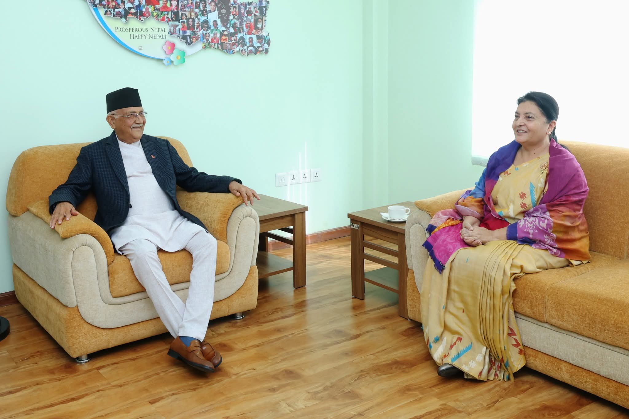 विद्याले बालुवाटार जान नमाने पछि च्यासलमा भेटवार्ता