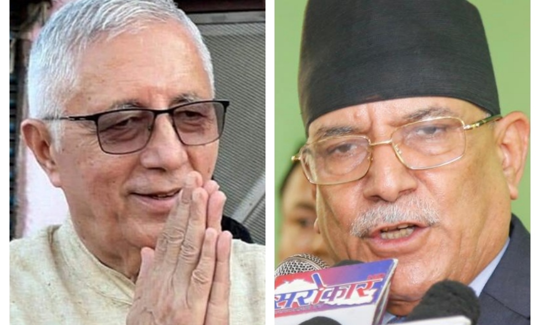 प्रचण्ड र शेखर विच दुई घण्टा वार्ता