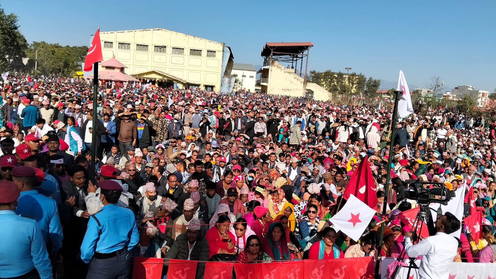 धनगढीमा नेपाली कम्युनिष्ट पार्टीको एकता सभा (तस्वीरहरु)