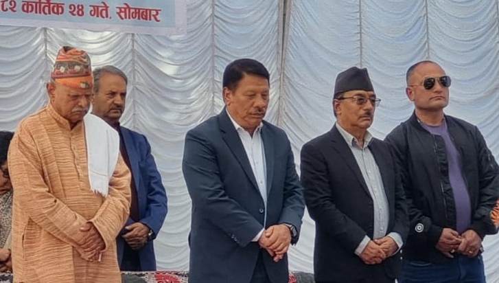 गणेशमानलाई सम्झदा प्रकाशमान र भिमसेनदास एउटै मञ्चमा