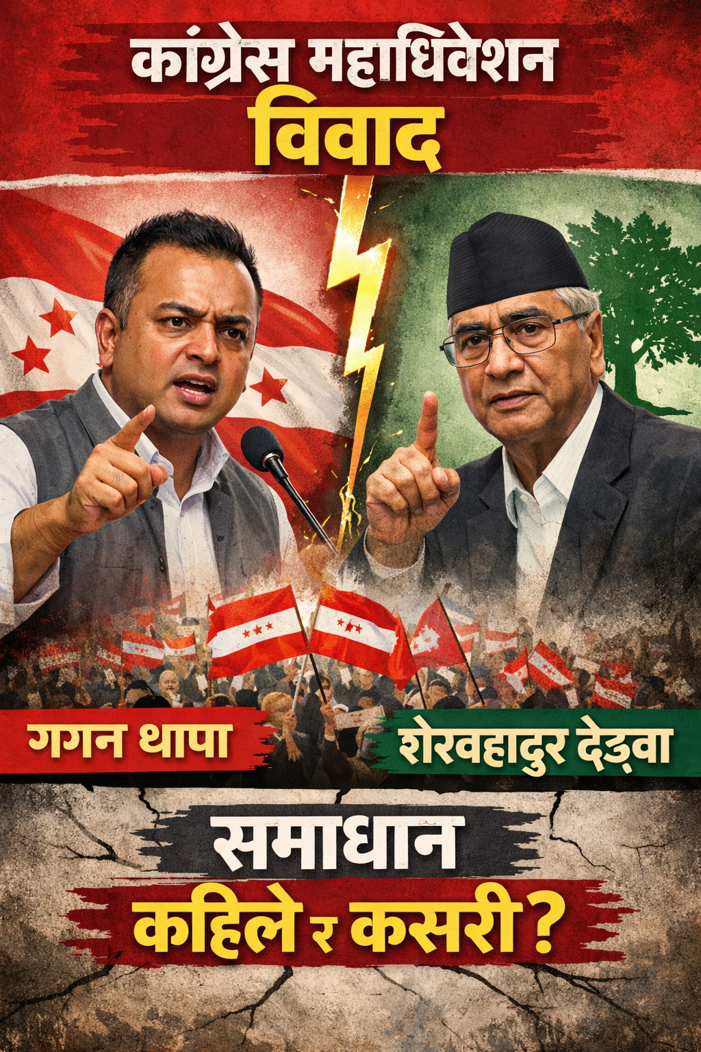 एक पक्षिय विशेष महाधिवेशनले यसरी विभाजित हुनेछ कांग्रेस