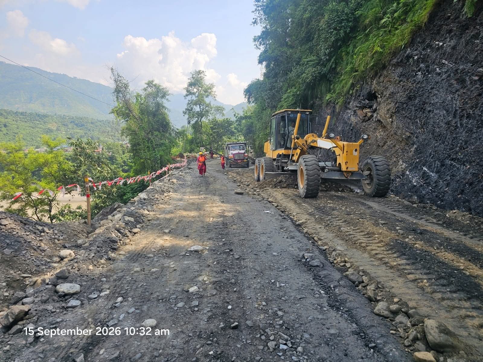 कृष्णभीरमा ट्रयाक खोल्ने काम सम्पन्न